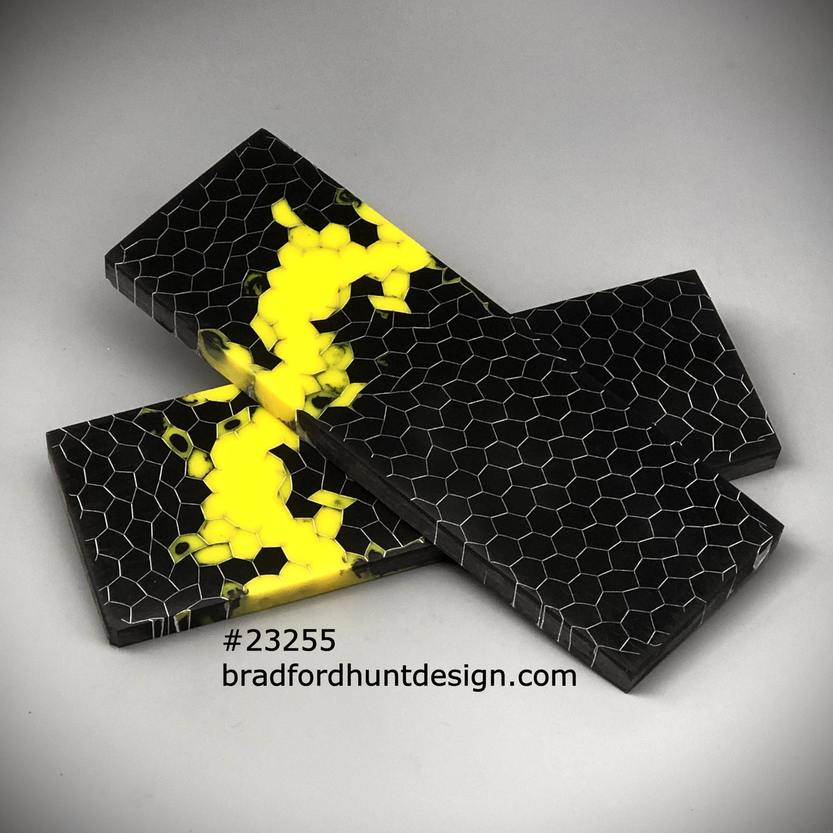 Aluminum Honeycomb and Urethane Resin Custom Knife Scales #22252 – Bradford  Hunt Design
