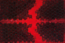 Load image into Gallery viewer, Aluminum Honeycomb and Urethane Resin Custom Knife Scales #23163