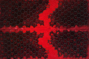 Aluminum Honeycomb and Urethane Resin Custom Knife Scales #23163