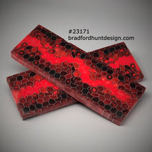 Load image into Gallery viewer, Aluminum Honeycomb and Urethane Resin Custom Knife Scales #23171