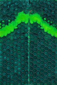 Aluminum Honeycomb and Urethane Resin Custom Knife Scales #23188