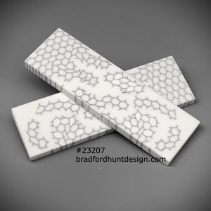 Aluminum Honeycomb and Urethane Resin Custom Knife Scales #23207