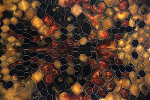 Aluminum Honeycomb and Urethane Resin Custom Knife Scales #23220