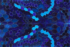 Aluminum Honeycomb and Urethane Resin Custom Knife Scales #23229