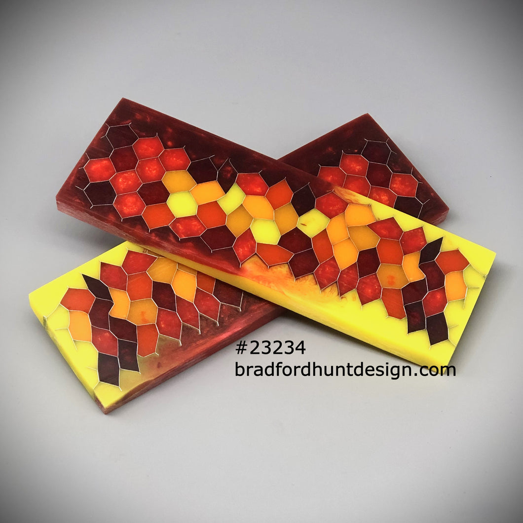 Urethane Resin Glow in the Dark Custom Knife Scales #23234