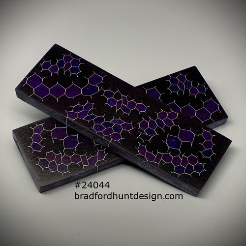 Aluminum Honeycomb and Urethane Resin Custom Knife Scales #24044
