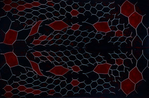 Aluminum Honeycomb and Urethane Resin Custom Knife Scales #24165