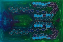 Load image into Gallery viewer, Aluminum Honeycomb and Urethane Resin Custom Knife Scales #25021