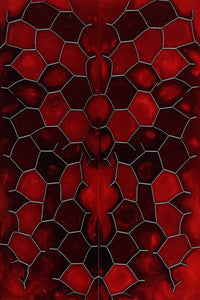 Aluminum Honeycomb and Urethane Resin Custom Knife Scales #25076
