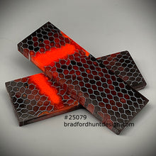 Load image into Gallery viewer, Aluminum Honeycomb and Urethane Resin Custom Knife Scales #25079