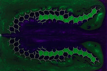 Load image into Gallery viewer, Aluminum Honeycomb and Urethane Resin Custom Knife Scales #25080