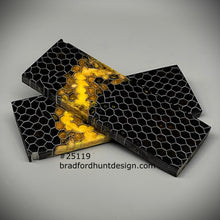 Load image into Gallery viewer, Aluminum Honeycomb and Urethane Resin Custom Knife Scales #25119