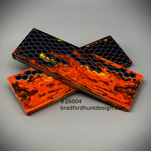 Load image into Gallery viewer, Aluminum Honeycomb and Urethane Resin Custom Knife Scales #26004