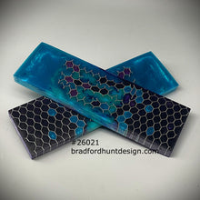 Load image into Gallery viewer, Aluminum Honeycomb and Urethane Resin Custom Knife Scales #26021