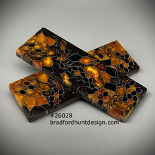 Load image into Gallery viewer, Aluminum Honeycomb and Urethane Resin Custom Knife Scales #26028