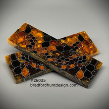 Load image into Gallery viewer, Aluminum Honeycomb and Urethane Resin Custom Knife Scales #26035