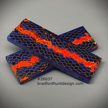 Load image into Gallery viewer, Aluminum Honeycomb and Urethane Resin Custom Knife Scales #26037