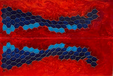 Load image into Gallery viewer, Aluminum Honeycomb and Urethane Resin Custom Knife Scales #26052