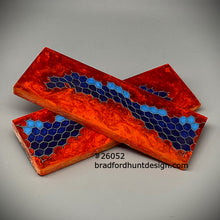 Load image into Gallery viewer, Aluminum Honeycomb and Urethane Resin Custom Knife Scales #26052