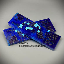 Load image into Gallery viewer, Aluminum Honeycomb and Urethane Resin Custom Knife Scales #26053