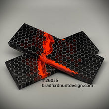 Load image into Gallery viewer, Aluminum Honeycomb and Urethane Resin Custom Knife Scales #26055