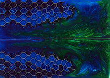 Load image into Gallery viewer, Aluminum Honeycomb and Urethane Resin Custom Knife Scales #26064