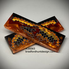 Load image into Gallery viewer, Aluminum Honeycomb and Urethane Resin Custom Knife Scales #26065