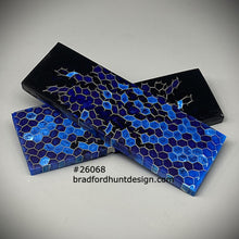 Load image into Gallery viewer, Aluminum Honeycomb and Urethane Resin Custom Knife Scales #26068