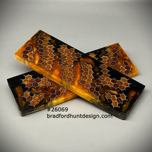 Load image into Gallery viewer, Aluminum Honeycomb and Urethane Resin Custom Knife Scales #26069