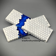 Load image into Gallery viewer, Aluminum Honeycomb and Urethane Resin Custom Knife Scales #26070