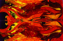 Load image into Gallery viewer, Fiery Flames Urethane Resin Custom Knife Scales #26076