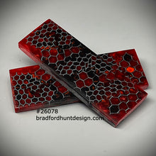 Load image into Gallery viewer, Aluminum Honeycomb and Urethane Resin Custom Knife Scales #26078