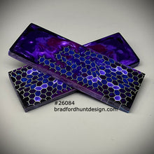 Load image into Gallery viewer, Aluminum Honeycomb and Urethane Resin Custom Knife Scales #26084