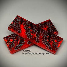 Load image into Gallery viewer, Aluminum Honeycomb and Urethane Resin Custom Knife Scales #26087