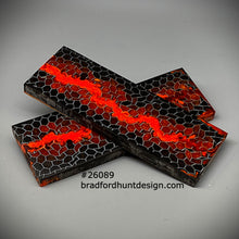 Load image into Gallery viewer, Aluminum Honeycomb and Urethane Resin Custom Knife Scales #26089