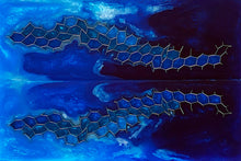 Load image into Gallery viewer, Aluminum Honeycomb and Urethane Resin Custom Knife Scales #26090