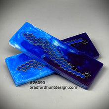 Load image into Gallery viewer, Aluminum Honeycomb and Urethane Resin Custom Knife Scales #26090