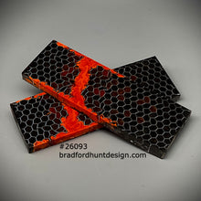 Load image into Gallery viewer, Aluminum Honeycomb and Urethane Resin Custom Knife Scales #26093