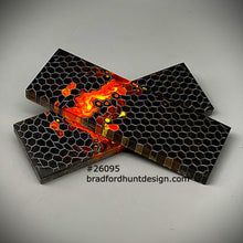 Load image into Gallery viewer, Aluminum Honeycomb and Urethane Resin Custom Knife Scales #26095