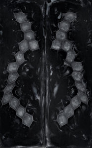 Aluminum Honeycomb and Urethane Resin Custom Knife Scales #22057