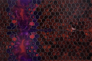 Aluminum Honeycomb and Urethane Resin Custom Knife Scales #22252