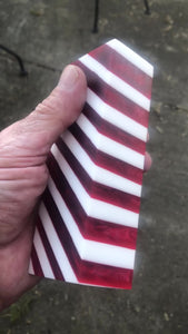 Candy Cane Urethane Knife Block #22320