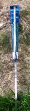 Load image into Gallery viewer, Modified Trailing Point Skinner with Black Ash Burl and Aluminum Honeycomb Resin Knife Scales