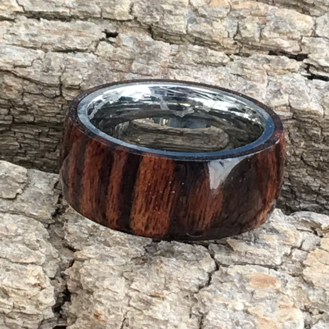 Natural Cocobolo Wooden Ring sz9 1/2